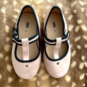 Zara flats Black/Cream Size 24 Euro